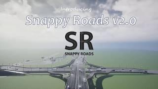 Procedural Spline Road And Highway Tool With Simple Vehicle Traffic