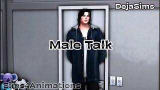 Animation Pack #27- Male Talk | Sims  4 Animations