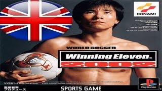 World Soccer Winning Eleven 2002 PS1 - England VS USA - English Commentary