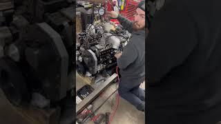 P pump swapped 24 valve Cummins. The plan is to put this in a 1988 F250 single cab 4x4