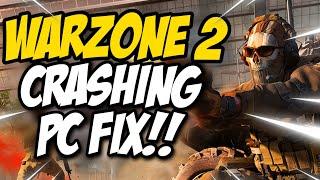 How To Fix Warzone 2 Crashing & Freezing on PC | Call Of Duty Warzone 2 Crashing PC Fix