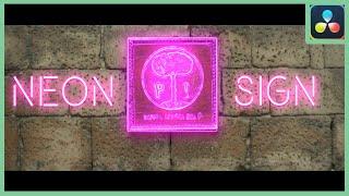 Neon Sign Effect | DaVinci Resolve 18 |