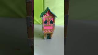 Will 300 Bricks Be Enough to Make a Chimney? Upgrading DIY Miniature Medieval House #shorts #diy