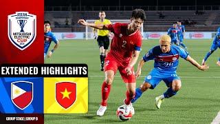  Philippines vs Vietnam  (ASEAN Mitsubishi Electric Cup 2024: Group Stage Extended Highlights)