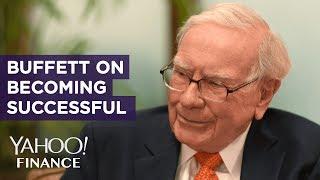 Warren Buffett shares advice on becoming successful