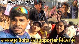 JanakpurBolts Ke Supporter Bidesh Se // NPL2024 Full Vlogs Video || Sarojmandal with Pk singh00