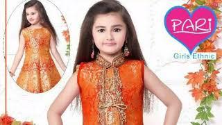 Latest Pari Girls Ethnic Dress !! Flouril  Long Dress !! Beautiful Kids Dress