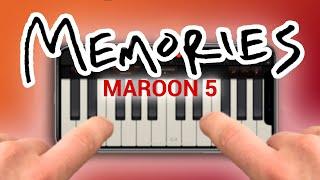 Memories - Maroon 5 on iPhone (GarageBand Cover)