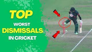 Top Worst Dismissals in Cricket | SportsPhase