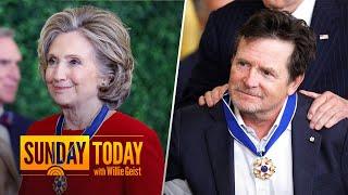 Hillary Clinton, Michael J. Fox, among Medal of Freedom recipients