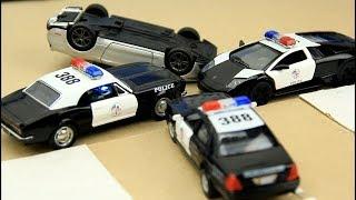 Toy police chase cars. Police cars for kids