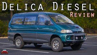 1996 Mitsubishi Delica Space Gear Diesel Review - A 3-Row Off-Road Minivan From Japan!