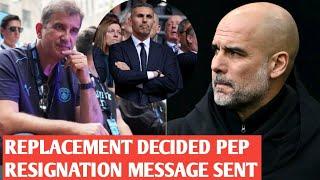 Replacement 'decided', Man City crisis new Pep Guardiola resignation message sent!