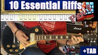 10 Essential Riffs part 7 + TAB