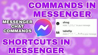 COMMANDS IN MESSENGER | SHORTCUTS IN MESSENGER | CHAT COMMANDS IN MESSENGER | GENCHESKA TUTORIAL