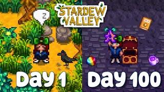 I Played 100 Days of Stardew Valley 1.6 as a Completionist
