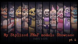 [Blender/FNaF] My stylized models Showcase pt 4