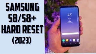 Samsung s8+ hard reset || s8 factory reset (2023)