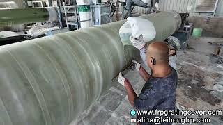 How are GRP pipes produced / GRP pipe production process