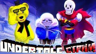 UNDERTALE ПАЦИФИСТ ПРОХОДИМ без УБИЙСТВ  ЗАПИСЬ СТРИМА с МЕДВЕДЕМ ФРЕДДИ !!!