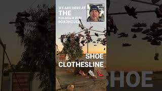 I CANT BELIEVE I JUST SEEN A SHOE CLOTHESLINE #thegreyingnomads #shoe #clothesline #ntvnews #nt