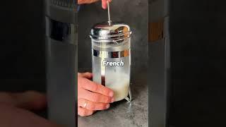 The secret to the perfect creamy oat flat white at home, no espresso machine needed ️