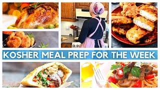 Sunday Reset KOSHER MEAL PREP  | KOSHER FOOD HAUL, FAMILY MEAL INSPIRATION & PREP | FRUM IT UP