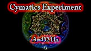 CYMATICS-CIMATICA-CYMATIC: Experiment 26 (432Hz) Sequence