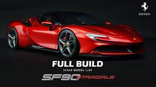 Ferrari SF90 Stradale | Alpha Model | 1/24 | Scale Model Building | ASMR |