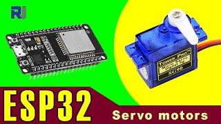 How to control Servo Motor using ESP32 with  Arduino ESP32 Servo library