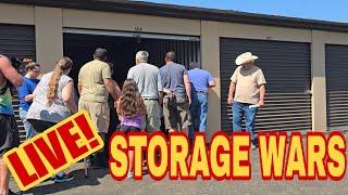 LIVE Storage Wars AUCTION In JAMESTOWN NEW YORK With 14 Abandoned Storage Units!