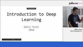 Machine Learning with Julia: Elegance, Speed and Ease | Innes & Yuret | JuliaCon 2018