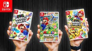 ¿Cuál es mejor? SUPER MARIO PARTY JAMBOREE vs SUPER MARIO PARTY vs SUPERSTARS (Nintendo Switch)