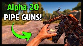 7 Days To Die - Alpha 20 New PIPE Guns & New Zombie Models