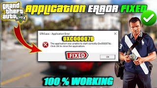 How to Fix 0xc00007b Error  | 1000% Working Method| GTA 5 Unable To Start Correctly