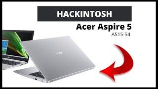 Hackintosh Acer Aspire 5 A515-54 Instalação completa.