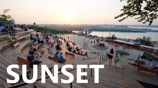 Nizhny Novgorod- The City at Sunset 4КAmbient Sounds