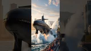 Futuristic Submarine Takes Off Into Space Like a Sci-Fi Starcraft!