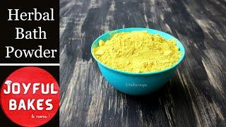 Herbal bath powder for little girls, toddlers