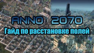 Anno 2070 | Расстановка ферм и полей | Гайд