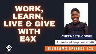 Ep125: Resources at Empowered 4x - Chris-Beth// BizGrams with Chris-Beth Cowie