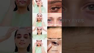 Face exercises to get eye lift & reduce wrinkles #faceyoga