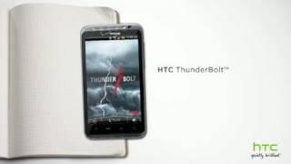 The HTC ThunderBolt™ inspired by you