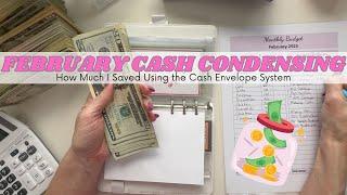 NEW February Cash Condensing & Bill Swap - How Much I Saved Compared to January! 