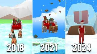 Evolution of Santa Claus In Dude Theft Wars 2018 - 2025 !!! 