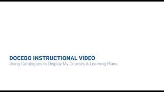 Skillslive | Docebo Using Catalogues to Display My Courses & Learning Plans