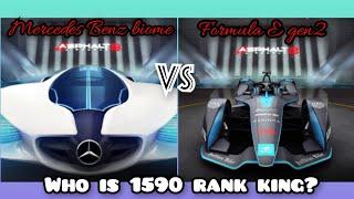 Asphalt 8 | Mercedes benz biome vs Formula E Gen2. Full comparison