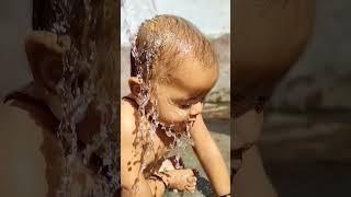 #cute_baby  #bathing #viral #shorts @anayagautamvlogs9746 @baikunthvlogs847 #indianyoutuber