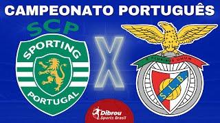 SPORTING X BENFICA AO VIVO CAMPEONATO PORTUGUÊS JOSÉ ALVALADE | RODADA 16 - NARRAÇÃO