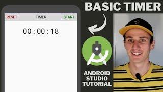 Count Up Timer App Android Studio Tutorial